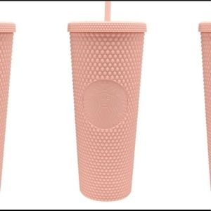 RARE pink studded starbucks tumbler